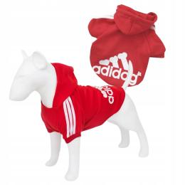 Bluza dresowa dla psa Adidog Czerwony Xs
