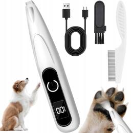 Przenośny Trymer Dla Psa Do Łap Maszynka Do Sierści Kota Led