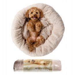 Legowisko Pluszowe dla Psa Kota Posłanie Kojec Poduszka Okrągłe 60cm