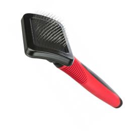 Trixie Szczotka Miękka dla psa kota metalowe włosie 7x16cm