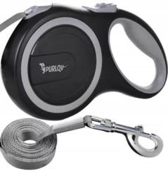 Gratisy# Smycz automatyczna dla psa Purlov 5 m do 15 kg