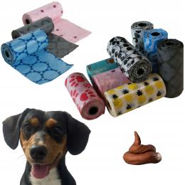 1000 Sztuk Kolorowe Woreczki Na Psie Odchody Worki Na Kupy Zestaw 50 Rolek