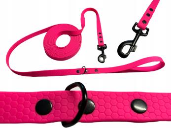 Smycz Wodoodporna Elastyczna Miejska Biothane Pvc Hexa Średni Pies 3M 16MM