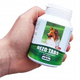 Mikita Dezo 120 tab. neutralizuje odór pyska Psa Brzydki Zapach na Cieczkę