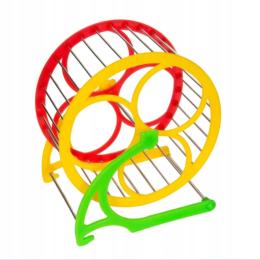 Cichy kołowrotek kółko zabawka dla chomika gryzonia do biegania karuzela