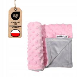 Kocyk Dla Gryzonia, Chomika, Świnki Morskiej, Królika 40x40cm Różowy