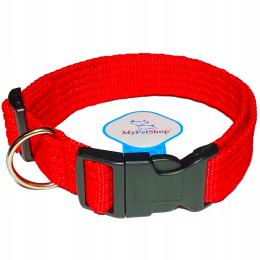 Obroża Dla Psa Karbowana Szeroka 25 mm. Bardzo Mocna Płynnie Regulowana