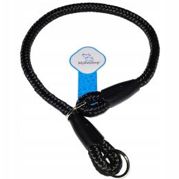 Obroża dla Psa Zaciskowa. Gruba Lina Fi 12 Płynnie Regulowana z Blokadą