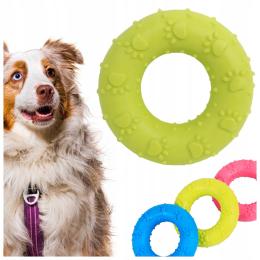 Zabawka Dla Psa Gumowy Gryzak Kółko Ringo Gładkie