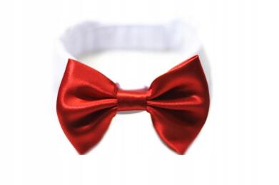 Muszka Dla Psa Kota Regulowana Czerw. S Śmieszne Ubranko