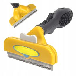 Szczotka trymer dla psa Zgrzebło samoczyszczące do czesania sierści L