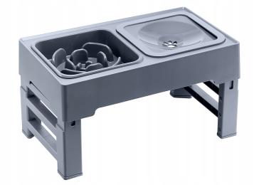 Miska 2w1 Na Wodę Karmę Niechlapiąca Spowalniąca Dla Psa Kota Els Pet