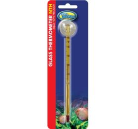 Aqua Nova Termometr akwariowy szklany do akwarium analogowy 15 cm