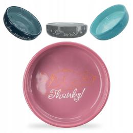 Miska Ceramiczna Dla Kota Koty Krótkonose Płytka Trixie MIX 0,3L/15cm 1szt