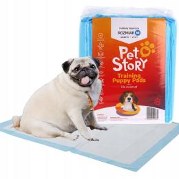 Podkłady Maty Higieniczne Chłonne dla Psa M 45x60 50szt