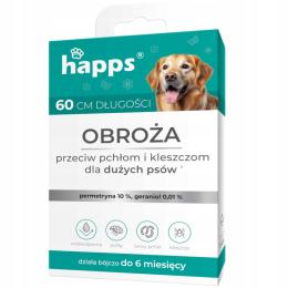Happs Obroża Bros dla dużych psów na pchły i kleszcze