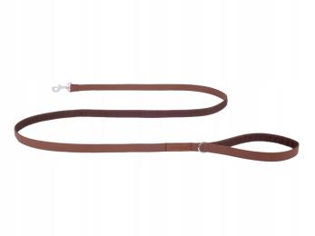 amiplay Smycz skóropodobna New York 140 cm S Brązowa