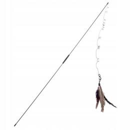 Zabawka dla kota wędka z piórami 190cm