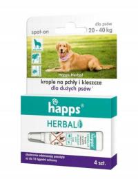 Happs Krople Na Pchły I Kleszcze Dla Dużych Psów