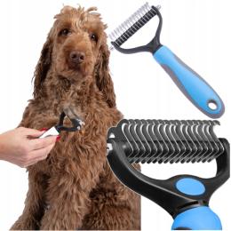 Szczotka Zgrzebło Trymer Do Wyczesywania Martwy Włos Dla Psa Kota Kołtunów