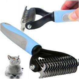 Zgrzebło Do Sierści Kołtunów Dla Psa Kota Mocny Duży Trymer Hakowy