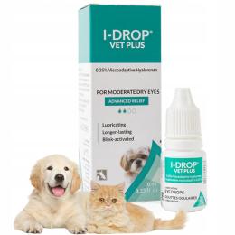 I-drop vet plus krople nawilżające do oczu dla zwierząt 10ml