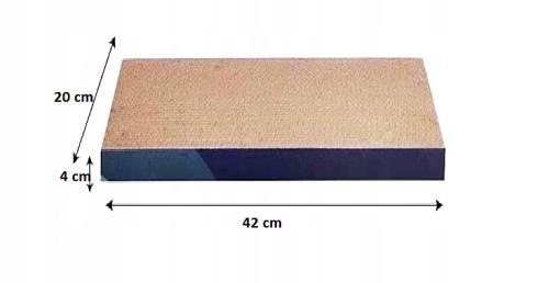 Drapak legowisko prostokątny tekturowy mata dla kota kocimiętka 43x20x4