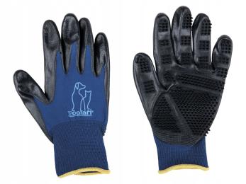 Zoofari Dwie Rękawice Z Wypustkami Do Czesania Pielęgnacji Sierści R.10