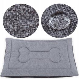 Kość Mata legowisko 70x50cm kol. szary melanż Len