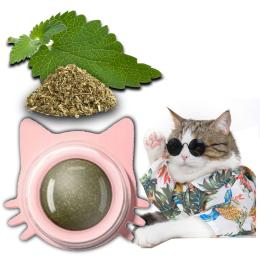 Zabawka Dla Kota Kocimiętka W Kulce Kulka Obrotowa Zamykana Przyklejana