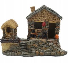 Aqua Nova Stary Dom ozdoba akwarystyczna dekoracja akwarium terrarium 13cm