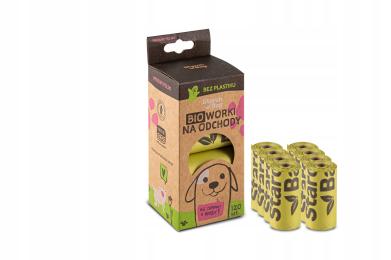 BIOworki woreczki na odchody 120szt StarchBag zielone