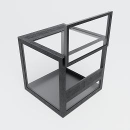 Terrarium szklane 10x10x10 Gilotyna- różne kolory!