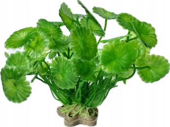 Roślinka Do Akwarium Terarium Sztuczna Ozdoba Dekoracja Zielona wys. 15CM