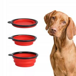 Turystyczna Miska Na Wodę Karmę Składana Silikonowa Dla Psa Kota 700 ML