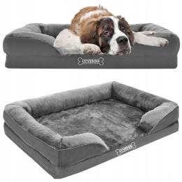 Legowisko dla Dużego Psa XXL 120x90 Ortopedyczne Wodoodporne Pianka Egg