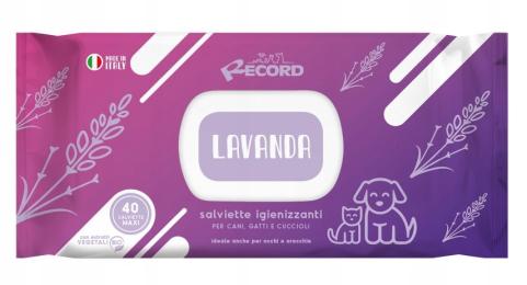 Record chusteczki nawilżane Maxi Lawenda 40 szt.