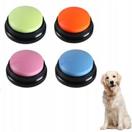 Przycisk Szkolenia Psa Kota Nagrywanie Dźwięku Przyciski Nauka 4 Szt.