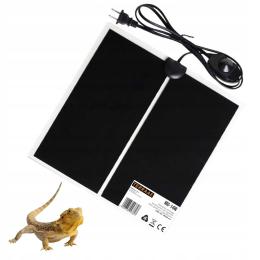 Mata Grzewcza Grzejna Z Regulacją Do Terrarium Roślin Sadzonek 28x28 cm 10W