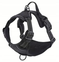 Szelki dla psa Bezuciskowe czarne Guard M 38-71cm Jamnik Mops