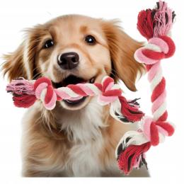 Gryzak Szarpak Dla Psa Zabawka Do Aportowania Bawełniana Sznur Lina 16 cm