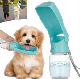 Butelka Turystyczna Dla Psa Poidło Miska Na Wodę Przenośna Na Spacer Bidon