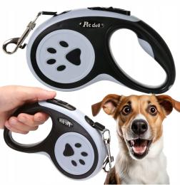 Smycz dla psa Automatyczna chowana taśma 5 M