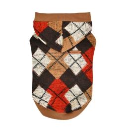 Sweterek dla psa Jolly Puppia brązowy rozmiar: M