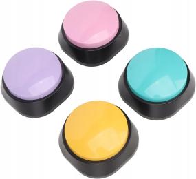 Dźwiękowe Przyciski Dla Psa do nagrywania nauki komunikacyjne mówiące 4 szt