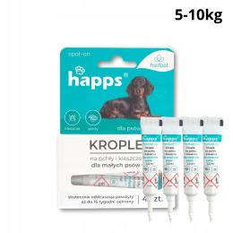 Krople Na Pchły Kleszcze Dla Psa Psów 10KG Happs