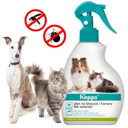 Płyn Na Kleszcze Komary Osy Dla Psów I Kotów Happs