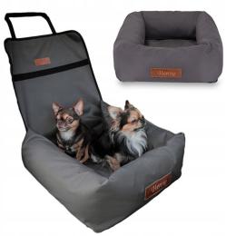 Transporter dla psa kota fotelik samochodowy do auta Grawer imię