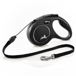 Flexi New Classic Smycz linka M 5m czarna do 20kg