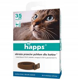 HAPPS-obroża przeciw pchłom Dla Kota 35cm.